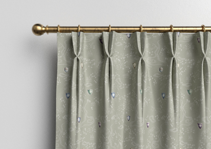 Jurassic Joust, Knights Way Templar - Made to Measure Curtains - Image 10